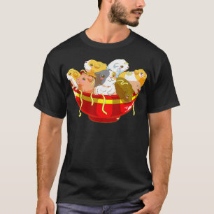 Funny Japanese Ramen Guinea Pig T-Shirt