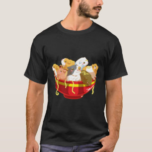 Funny Japanese Ramen Guinea Pig T-Shirt