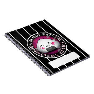 Funny japanese riceball notebook
