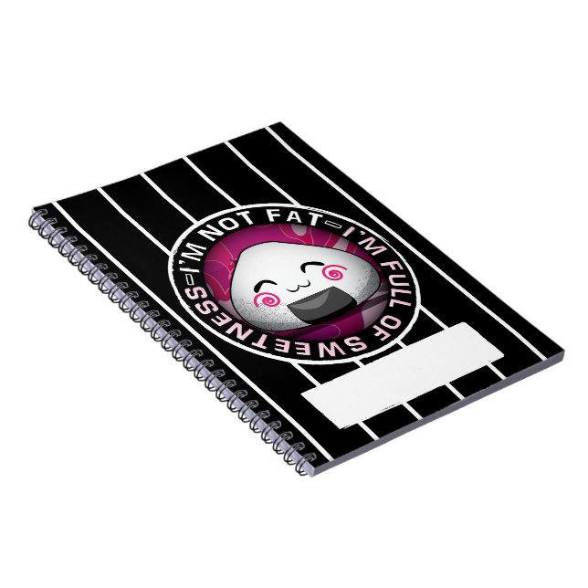Funny japanese riceball notebook (Right Side)