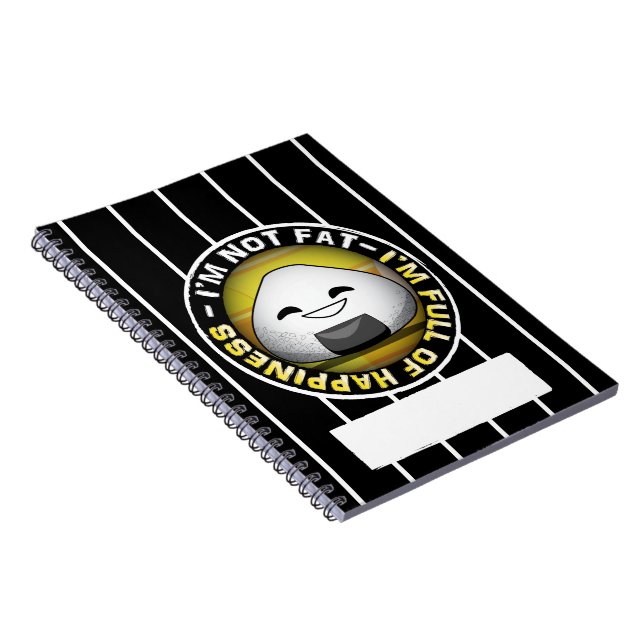 Funny japanese riceball notebook (Right Side)