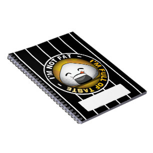 Funny japanese riceball notebook
