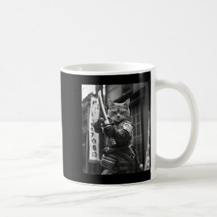 Funny Japanese Samurai Cat Meme Martial Arts Dad Coffee Mug