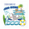 Funny Jawsome Shark Surfboard Beach Kids'