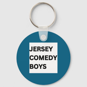 Funny Jersey Comedy Key Ring