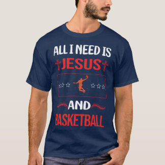 Funny Jesus Basketball  T-Shirt