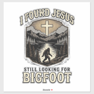 Funny Jesus Bigfoot Vintage Christian Shirt