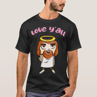 Funny Jesus Christ Chibi Christian toon T-Shirt