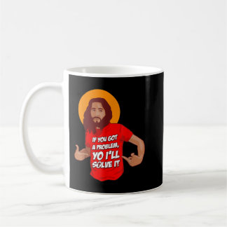 Funny Jesus Christian Meme Yo I'll Solve It Christ Coffee Mug
