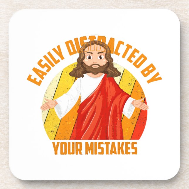 Funny Jesus Coaster (Front)