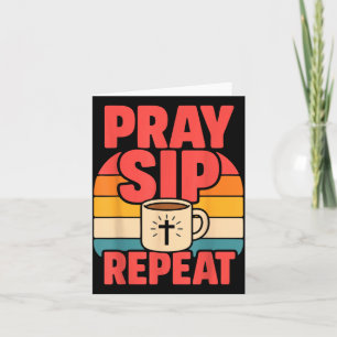 Funny Jesus Coffee Christian Faith Card