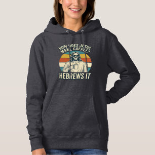 Funny Jesus Coffee Vintage Engraving Shirt Design_