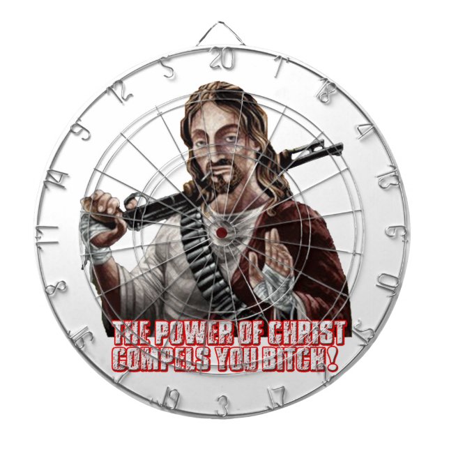 Funny jesus dartboard (Front)