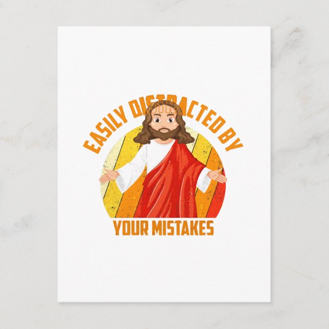 Funny Jesus Enclosure Card (Front)