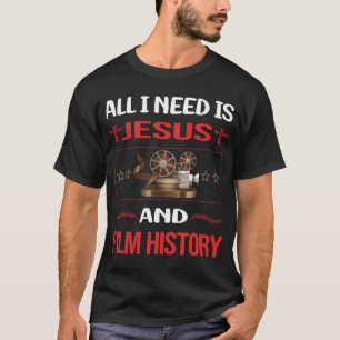 Funny Jesus Film History T-Shirt