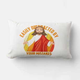Funny Jesus Lumbar Cushion
