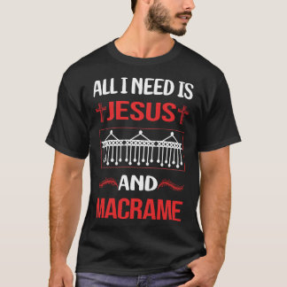 Funny Jesus Macrame T-Shirt