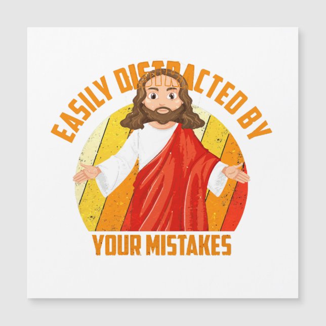 Funny Jesus Magnetic Invitation (Front)