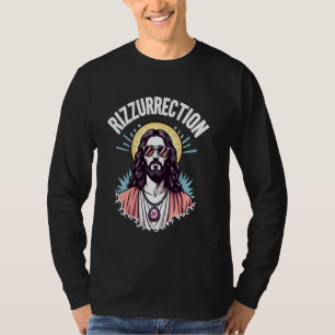 Funny Jesus Meme Gen Z Slang Rizz, He is Rizzen T-Shirt