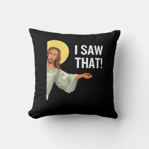 Funny Jesus Meme I Saw That Christian Quote God Is Cushion