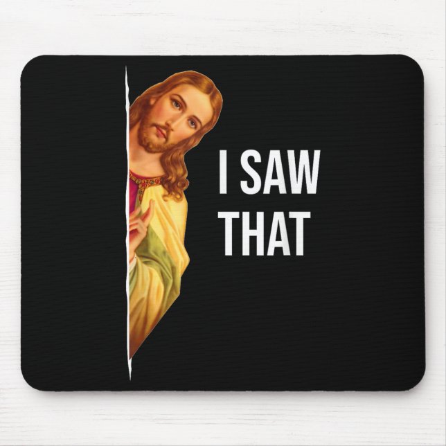 Funny Jesus Meme Quote - Mens &amp; Womens Clic Fi Mouse Pad (Front)