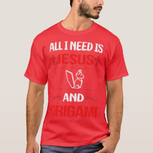 Funny Jesus Origami  T-Shirt