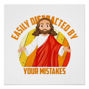 Funny Jesus Poster