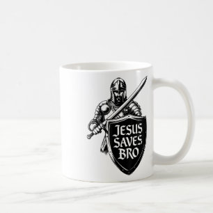 Funny Jesus Saves Bro Christian Kids Youth Teen Bo Coffee Mug