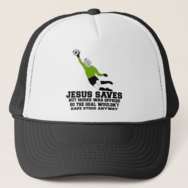 Funny Jesus saves Trucker Hat (Front)
