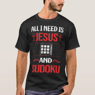 Funny Jesus Sudoku T-Shirt