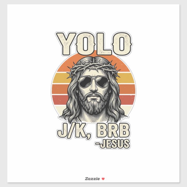 Funny Jesus Vintage Sunset Engraving Quote Design_ (Sheet)