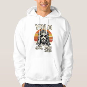 Funny Jesus Vintage Sunset Engraving Quote Design_ Hoodie