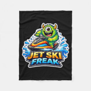 Funny jet ski jetski lover water scooter owner pwc fleece blanket