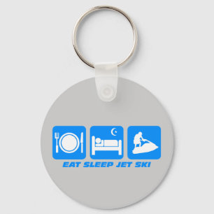 Funny jet ski key ring
