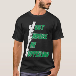 Funny Jets Just Endure The Suffering Football  T-Shirt