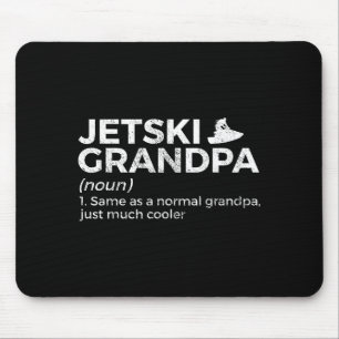 Funny jetski grandpa definition jet skiing mouse pad