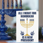 Funny Jewish Anti Trump Political Hanukkah