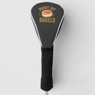 Funny Jewish Bagel Lover Hanukkah Food Humour Golf Head Cover