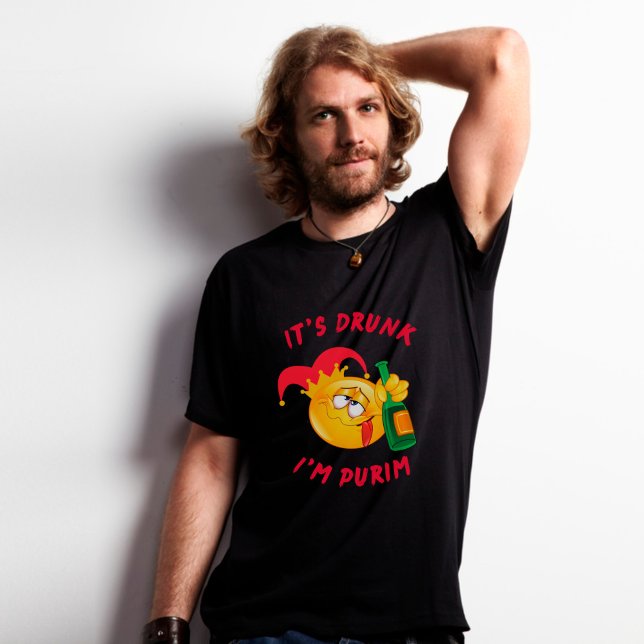 Funny Jewish Holiday, It's Drunk I'm Purim T-Shirt (Creator Uploaded)