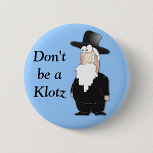 Funny Jewish rabbi - cool cartoon 6 Cm Round Badge