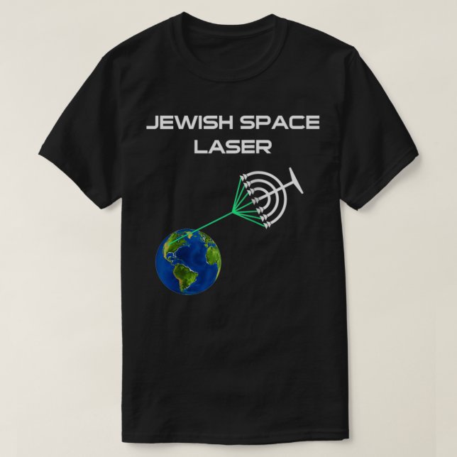 Funny Jewish Space Laser Lazer  Tee Congress Woman (Design Front)