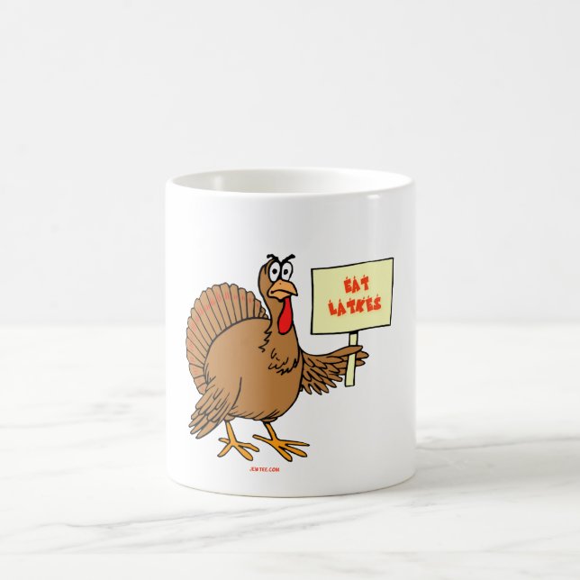 FUNNY JEWISH THNAKSGIVUKKAH HANUKKAH GIFTS COFFEE MUG (Center)