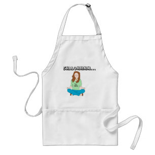 Funny Jewish Yoga Chick Shalommm Standard Apron