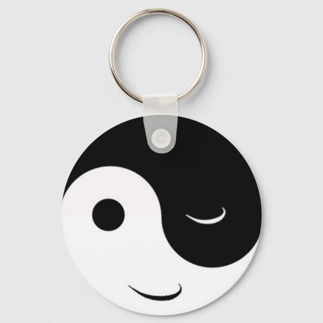 Funny Jin Jang Key Ring (Front)