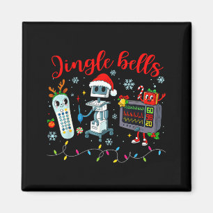 Funny Jingle Bells Telemetry Nurse Christmas Tech  Magnet