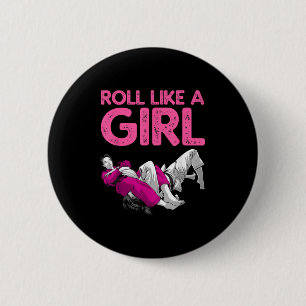 Funny Jiu Jitsu Art For Women Girls Kids Brazilian 6 Cm Round Badge