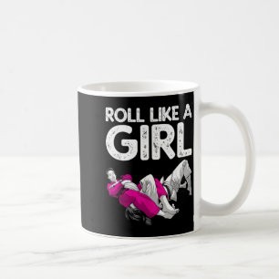Funny Jiu Jitsu Art for Women Girls Kids Brazilian Coffee Mug