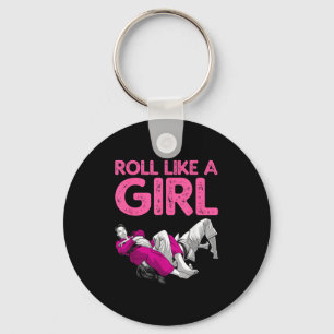 Funny Jiu Jitsu Art For Women Girls Kids Brazilian Key Ring