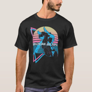 Funny Jiu Jitsu BJJ Retro Brazilian Jiu Jitsu T-Shirt