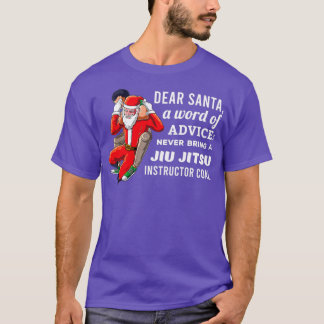 Funny Jiu Jitsu Instructor Christmas MMA Christmas T-Shirt
